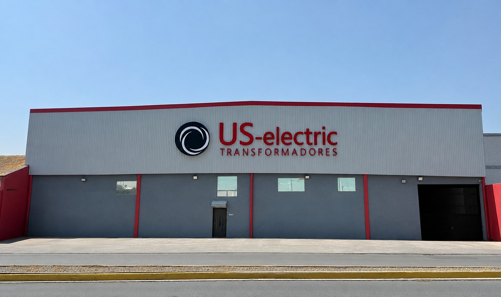 US Electric plant facade — Guadalupe, N.L.
